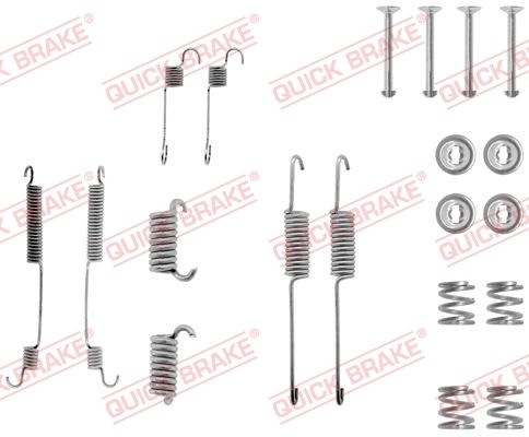 Zestaw akcesoriów, szczęki hamulcowe QUICK BRAKE 105-0599