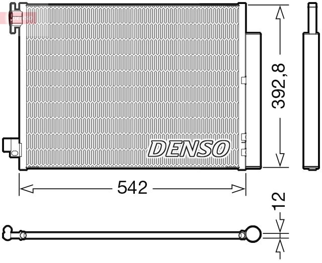 Skraplacz, klimatyzacja Denso DCN37004