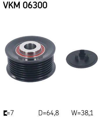 Alternator - sprzęgło jednokierunkowe SKF VKM06300