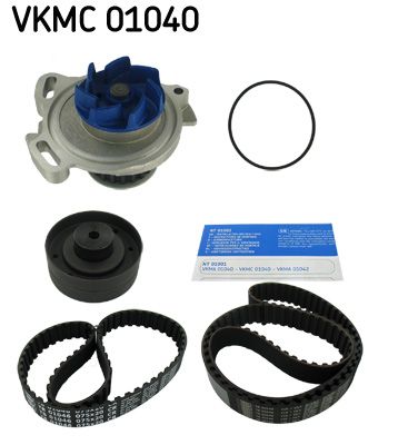 Pompa wody + zestaw paska rozrządu SKF VKMC 01040