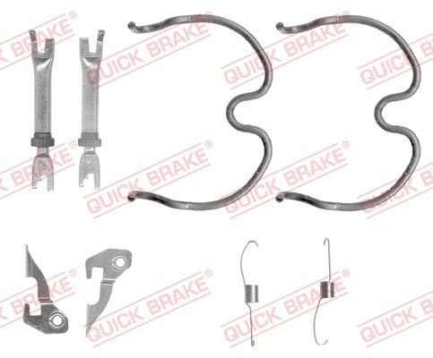 Zestaw akcesoriów, szczęki hamulcowe QUICK BRAKE 105-0837S