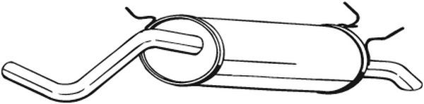 Tłumik końcowy BOSAL 279-223