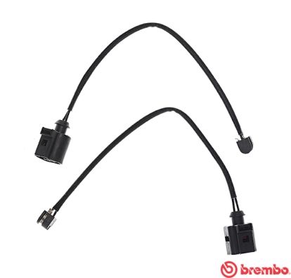 Styk ostrzegawczy, zużycie okładzin hamulcowych BREMBO A 00 480