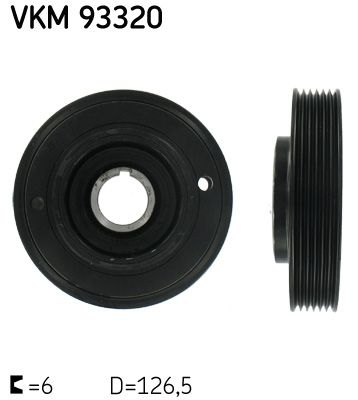 Koło pasowe, wał korbowy SKF VKM93320