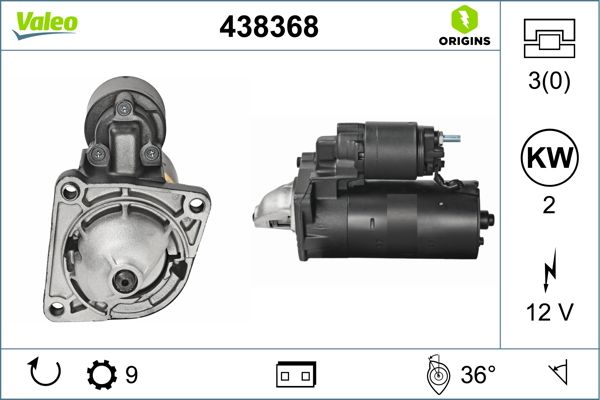 Rozrusznik VALEO 438368