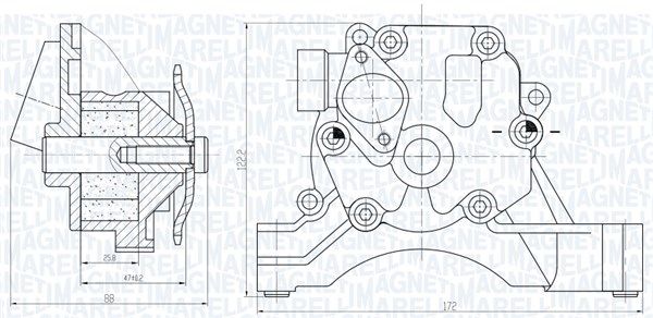Pompa oleju MAGNETI MARELLI 351516000033