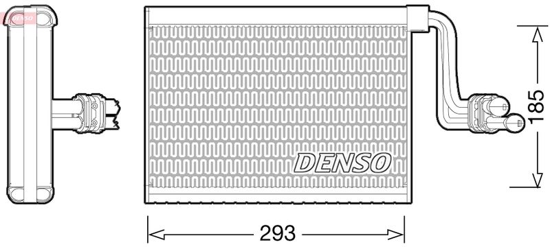 Parownik, instalacja klimatyzacji DENSO DEV05002