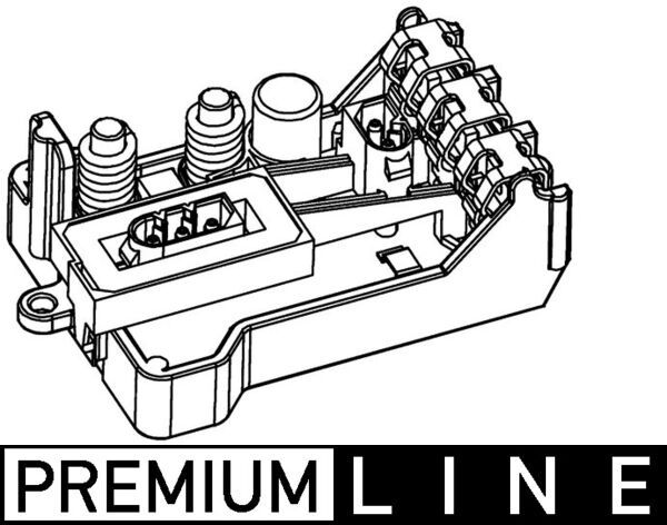 Regulator, wentylator nawiewu do wnętrza pojazdu MAHLE ABR30000P