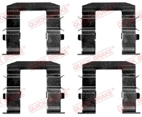 Zestaw akcesoriów, klocki hamulcowe QUICK BRAKE 109-1665