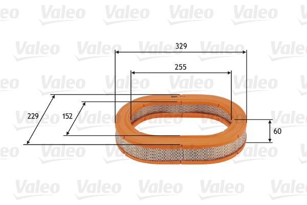 Filtr powietrza VALEO 585723