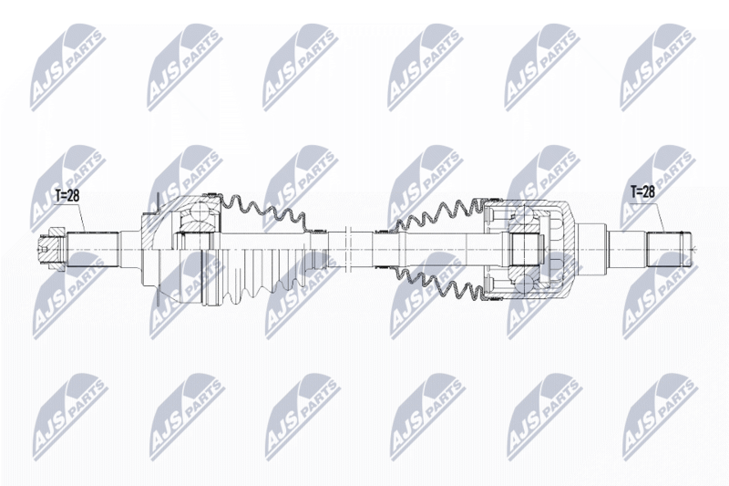 Wał napędowy NTY NPW-SU-019