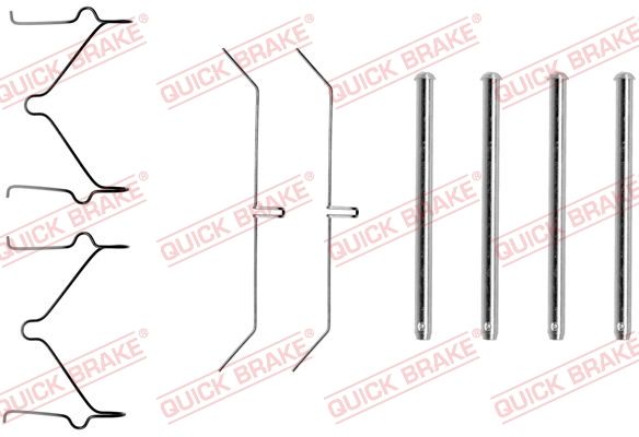 Zestaw akcesoriów, klocki hamulcowe QUICK BRAKE 109-1129