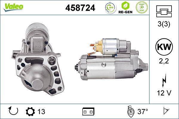 Rozrusznik VALEO 458724