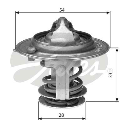Termostat, płyn chłodzący GATES TH29888G1