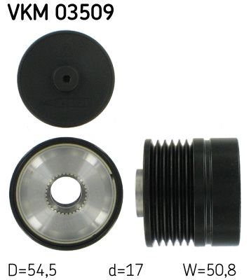 Alternator - sprzęgło jednokierunkowe SKF VKM03509