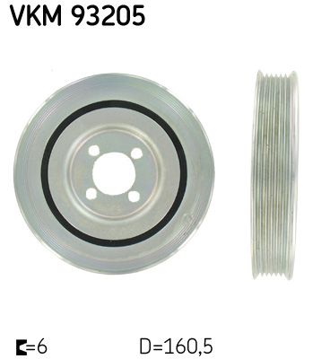 Koło pasowe, wał korbowy SKF VKM93205