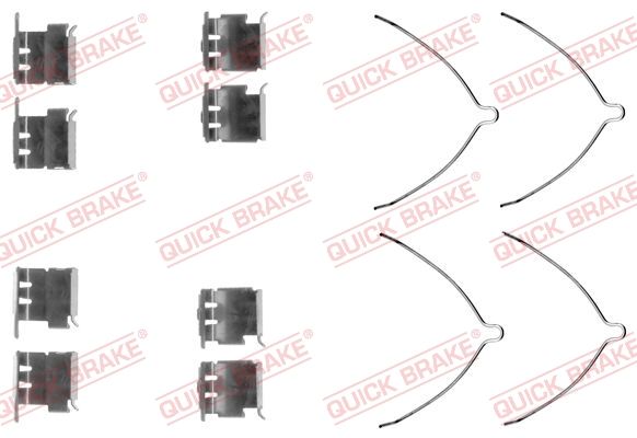 Zestaw akcesoriów, klocki hamulcowe QUICK BRAKE 109-1289
