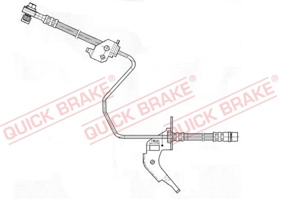 Przewód hamulcowy elastyczny QUICK BRAKE 59.959x