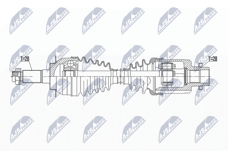 Wał napędowy NTY NPW-SU-039