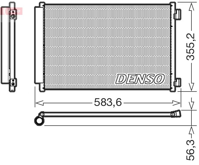 Skraplacz, klimatyzacja Denso DCN09146