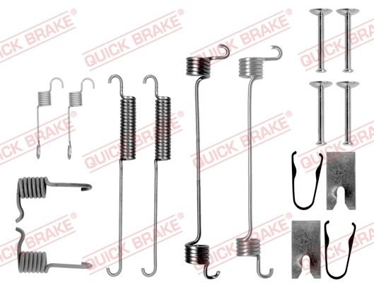 Zestaw akcesoriów, szczęki hamulcowe QUICK BRAKE 105-0749