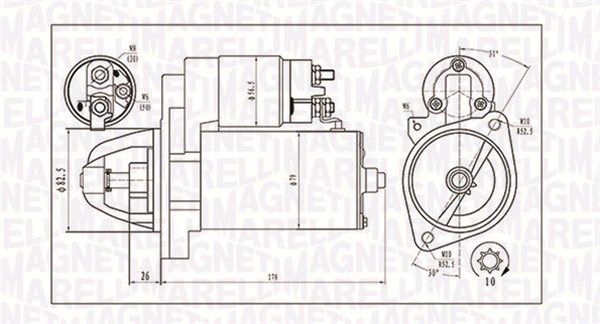 Rozrusznik MAGNETI MARELLI 063721202010