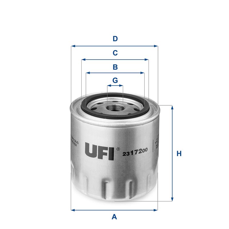 Filtr oleju UFI 23.172.00