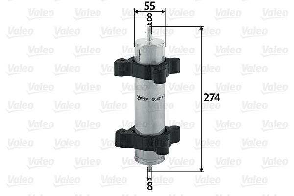 Filtr paliwa VALEO 587514