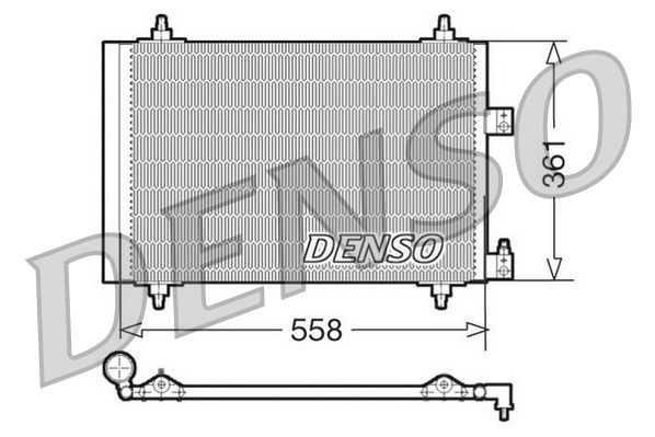 Skraplacz, klimatyzacja Denso DCN07005