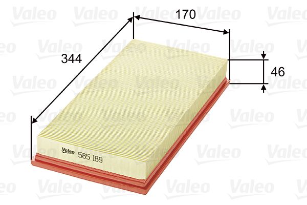 Filtr powietrza VALEO 585189