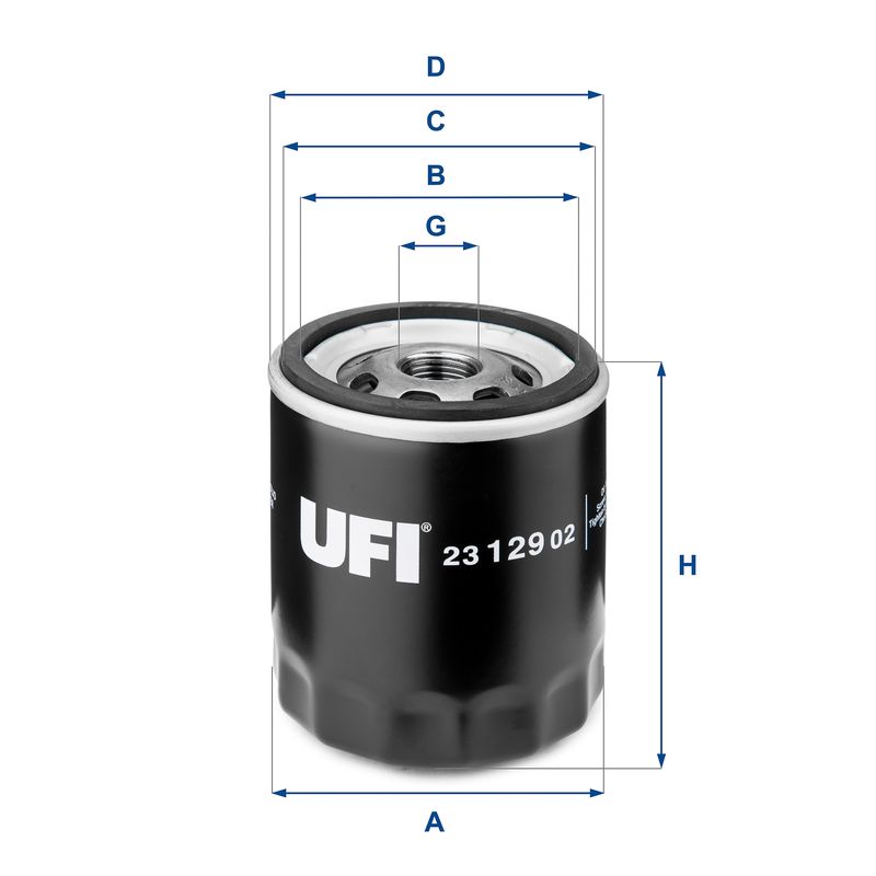 Filtr oleju UFI 23.129.02