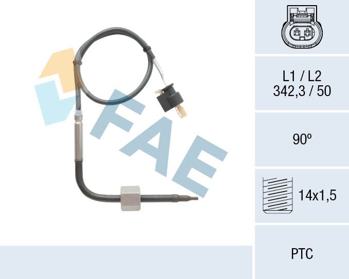 czujnik, temperatura spalin FAE 68004