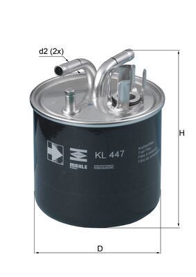 Filtr paliwa MAHLE KL447