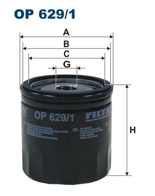 Filtr oleju FILTRON op 629/1
