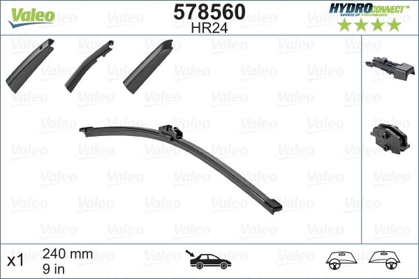 Pióro wycieraczki VALEO 578560