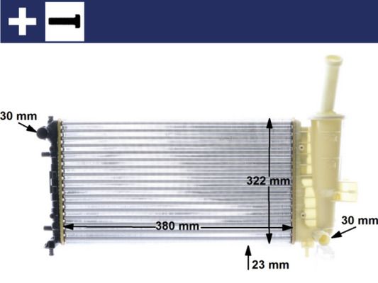 Chłodnica, układ chłodzenia silnika MAHLE CR1108000S