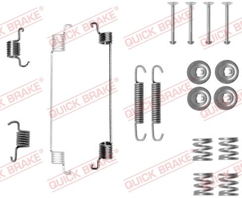 Zestaw akcesoriów, szczęki hamulcowe QUICK BRAKE 105-0014