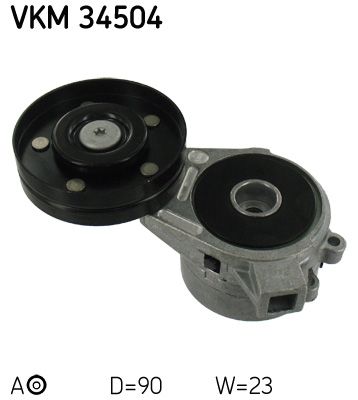 Rolka napinacza, pasek klinowy wielorowkowy SKF vkm 34504