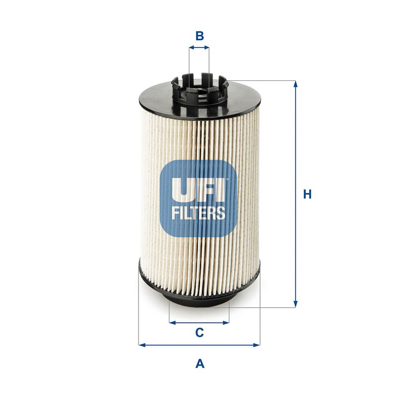 Filtr paliwa UFI 26.011.00