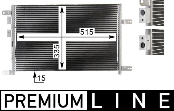 Skraplacz, klimatyzacja MAHLE AC834000P