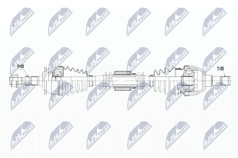Wał napędowy NTY NPW-PL-067