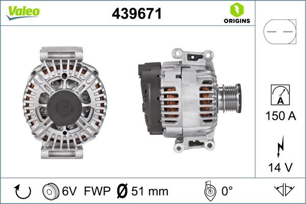 Alternator VALEO 439671
