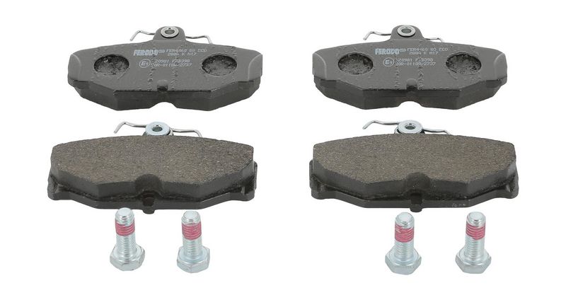 Zestaw klocków hamulcowych, hamulce tarczowe FERODO FDB398