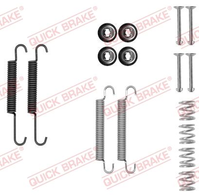 Zestaw akcesoriów, szczęki hamulcowe hamulca postojowego QUICK BRAKE 105-0893