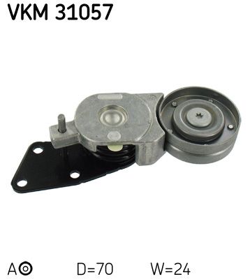 Rolka napinacza, pasek klinowy wielorowkowy SKF vkm 31057