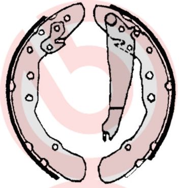 Zestaw szczęk hamulcowych BREMBO S 85 514