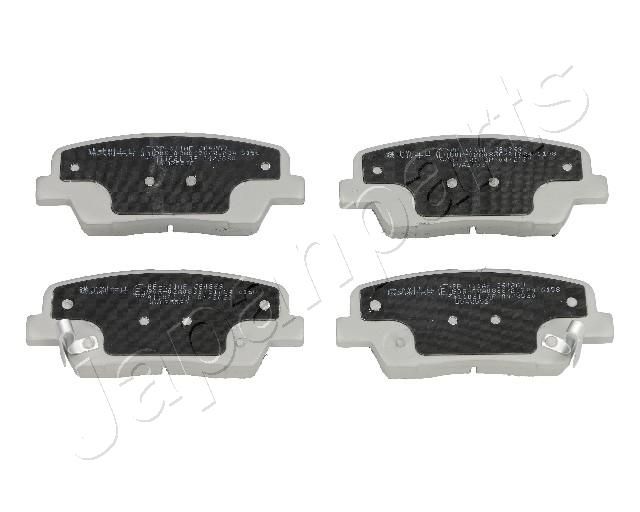 Zestaw klocków hamulcowych, hamulce tarczowe JAPANPARTS PP-K11AF