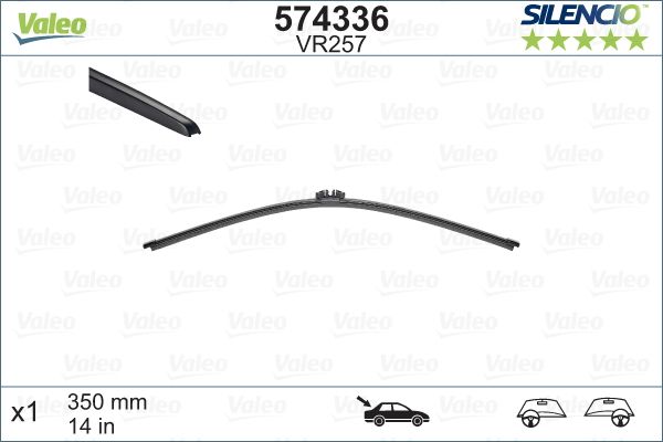 Pióro wycieraczki VALEO 574336