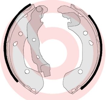 Zestaw szczęk hamulcowych BREMBO S 56 510