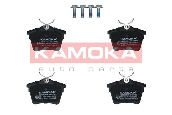 Zestaw klocków hamulcowych, hamulce tarczowe KAMOKA JQ1013454